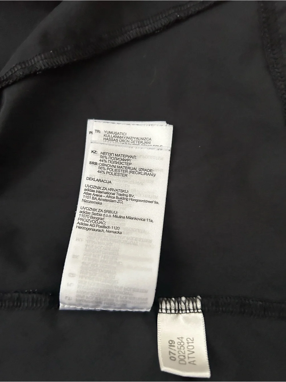 Adidas Running Men’s Black Full-Zip Lightweight Athletic Jacket, L